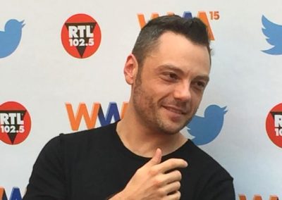 il cantante Tiziano Ferro